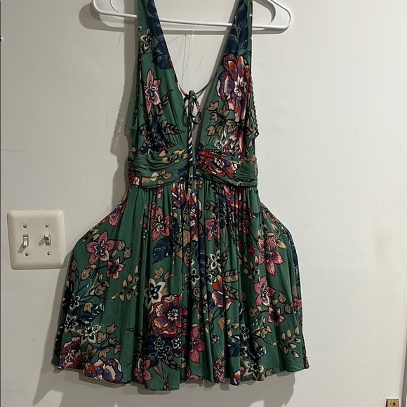 Illa Illa Floral Green Sleeveless Dress size S - Picture 1 of 6